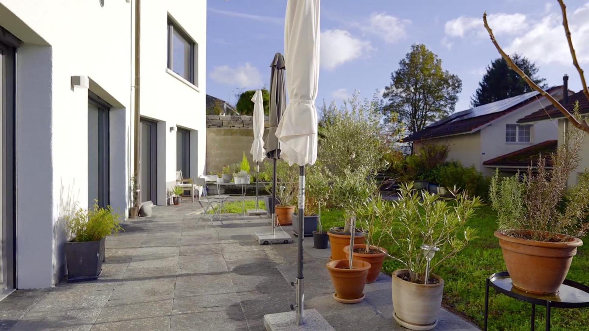 Gartenwohnung Im Modernen Stil Unterkulm Εξωτερικό φωτογραφία